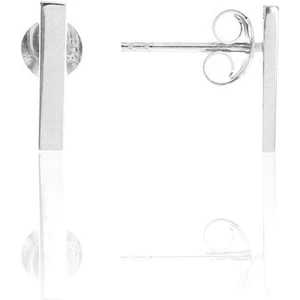 Söğütlü Silver Gümüş Rodyumlu Çubuk Küpe