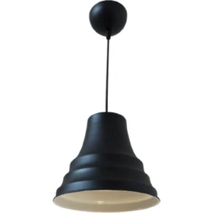 Rys Tasarım Rys Retro Metal Dekoratif Siyah Içi Beyaz Cafe Mutfak Tekli Sarkıt Aydınlatma Çap:23 cm