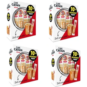 Cafe Crown 2si1 Sade 10 x 11 gr x 4 Paket