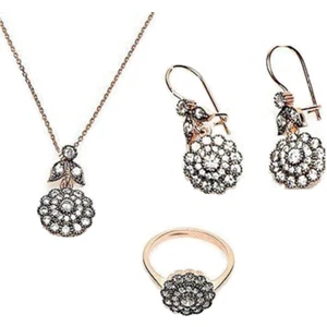 Söğütlü Silver Elmas Modeli  Üçlü Set