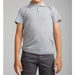 Kısa Kol Polo Yaka Okul T-Shirt