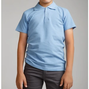 Kısa Kol Polo Yaka Okul T-Shirt