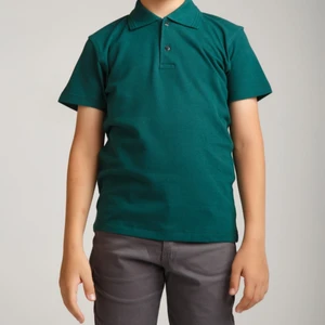 Kısa Kol Polo Yaka Okul T-Shirt