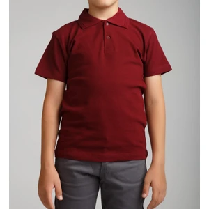 Kısa Kol Polo Yaka Okul T-Shirt