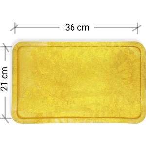 Dikdörtgen Tepsi - Düz Kenar - Epoksi Reçine Döküm Çalışmaları/premium Seri Silikon Kalıp 36CMX21CM