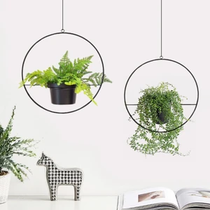 Modern Tasarım Askılı Çiçeklik Saksılık 2' Li Set Seh-4560