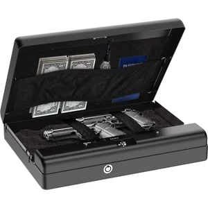 Gun Safe 15D Dijital Şifreli Taşınabilir Çelik Kasası Iki Farklı Açma Yöntemi