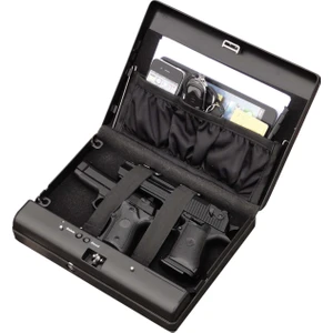 Gun Safe 17F Parmak Izli Biyometrik Taşınabilir Kasa Iki Farklı Açma Seçeneği