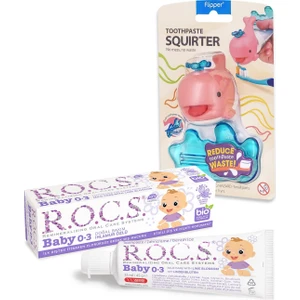 Baby 0-3 Yaş Ihlamur Özlü Diş Macunu ve Diş Macunu Sıkacağı Seti - Pembe