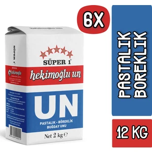 Un 2 kg  Pastalık - Böreklik Buğday x 6 Adet