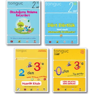 Tonguç Akademi Yayınları 3. Sınıf 2 Den 3 E Hazırlık Seti Tekrar Telafi Ön Hazırlık Yaz Tatil Seti