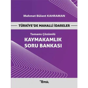 Temsil Kitap Kaymakamlık Soru Bankası Türkiye'de Mahalli Idareler Tamamı Çözümlü