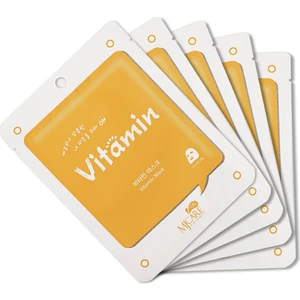 Mjcare On Vitamin Mask -Vitaminli Yüz Maskesi 5'li