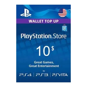 Playstation PSN Card 10 DOLAR(US) United States