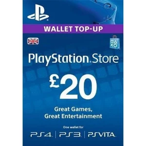 Playstation PSN Card 20 POUND(UK) United Kingdom