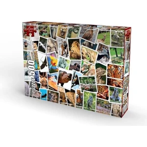 Kolaj Hayvanlar 500 Parça Puzzle