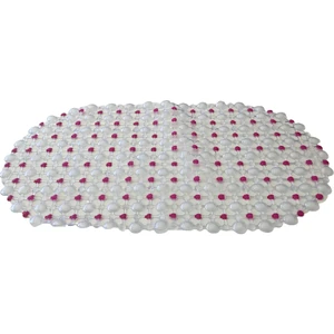 Pvc Banyo Paspası Kabarcıklı Şeffaf Kaymaz Vakumlu Paspas 65 x 35 cm