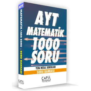 Çapa Yayınları AYT Matematik Soru Bankası