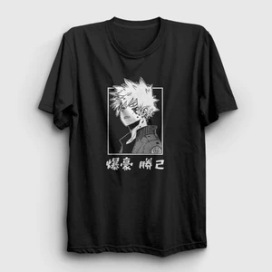 Unisex Siyah Bakugo Anime Boku No Hero Academia T-Shirt