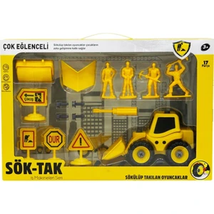 Can-Em Oyuncak Oyuncak Sök-Tak Dozer Oyun Seti 17 Parça CNM14