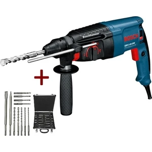 Gbh 2-26 Dre Profesyonel Kırıcı-Delici Matkap 800 W + Bosch Sds-Plus Matkap Ucu ve Keski Seti 11'li
