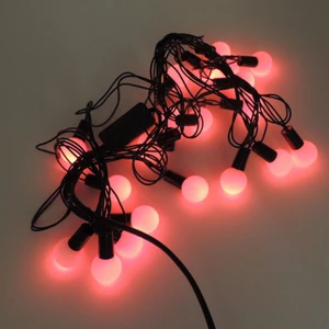 Misket Yılbaşı Ağaç Bahçe Ip Süs Aydınlatma 20 LED Işık 3m 3 Renk