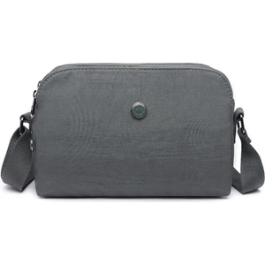 Smart Bags Krinkıl Metalik Kumaş Çapraz Askılı Çanta BC 3002 - Metalik Koyu Yeşil