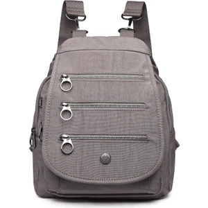 Smart Bags Krinkıl Kumaş Kadın Sırt Çantası BC 1169 - Vizon
