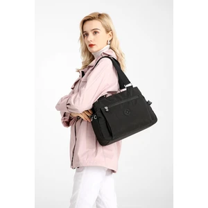 Smart Bags Krinkıl Kumaş Omuz Çantası BC 1125 - Siyah