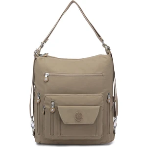 Smart Bags Hem Sırt Hem de Omuz Kadın Çantası BC 1205 4001 - Açık Kahve