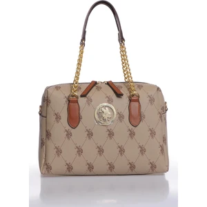 U.S. Polo Assn. US8701 Koyu bej Kadın Omuz Çantası