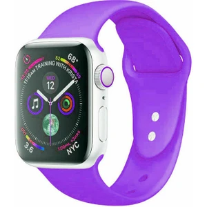 38 mm - 40 mm S/m Apple Watch 3-4-5-6-Se Uyumlu Silikon Kordon Kayış