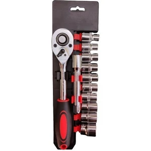 1/2'' Lokma Anahtar Takımı Seti Cr-V Çeliği Krom 12 Parça