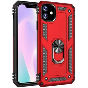 Apple iPhone 11 Kılıf Yüzüklü Zırh Tank Vega