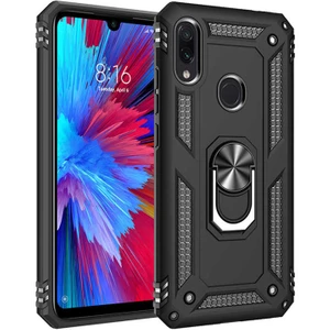Xiaomi Redmi Note 7 Kılıf Yüzüklü Zırh Tank Vega
