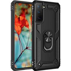 Samsung Galaxy S21 Kılıf Yüzüklü Zırh Tank Vega