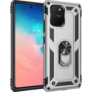 Samsung Galaxy A91 (S10 Lite) Kılıf Yüzüklü Zırh Tank Vega