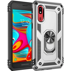 Samsung Galaxy A2 Core Kılıf Yüzüklü Zırh Tank Vega
