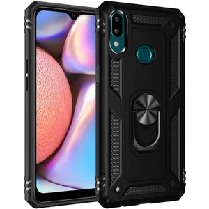 Samsung Galaxy A10S Kılıf Yüzüklü Zırh Tank Vega