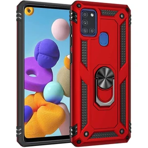 Samsung Galaxy A21S Kılıf Yüzüklü Zırh Tank Vega