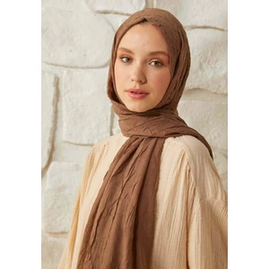 Fresh Scarfs Bambu Şal Kızıl Kahve