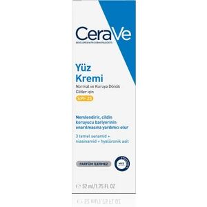 Cerave Yüz Kremi Spf 25 52 ml Normal ve Kuruya Dönük Cilt Tipleri