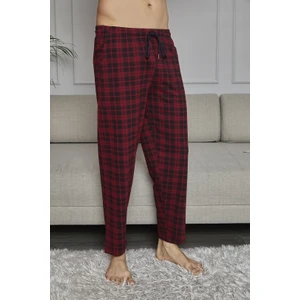 Erkek İnce Tek Alt Ekoseli Pamuk Pijama