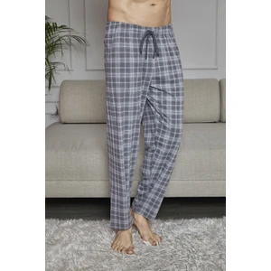 Erkek İnce Tek Alt Ekoseli Pamuk Pijama