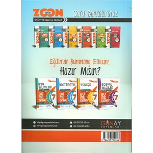 Günay Yayınları Günay Yayıncılık  Bumerang 6’dan 7’e Yaz Tatil Kitabı