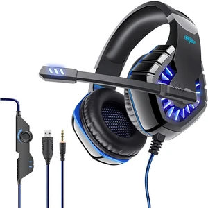Ovleng GT82 LED Stereo Kablolu Oyuncu Kulaklığı Siyah