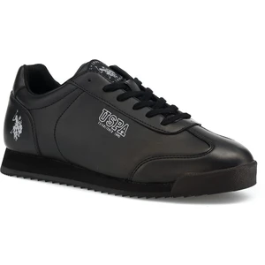 U.S. Polo Assn. Deep 1pr Siyah Erkek Sneaker Ayakkabı