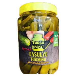 Turşu Market Hakiki Çubuk Turşusu Fasulye Turşusu 1,5 Lt
