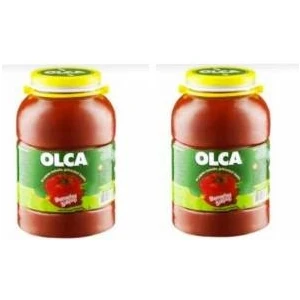 Ev Tipi Az Tuzlu Domates Salçası 3000 gr x 2