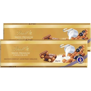 Milk Raisin Hazelnut Gold 300 G x 2